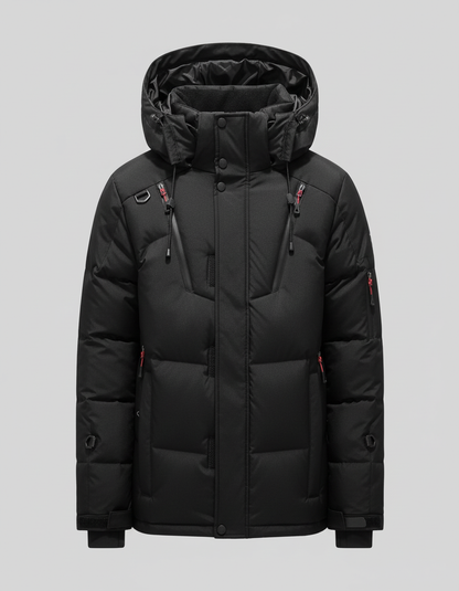 Herren Daunenjacke Elegantes Design Eveloria