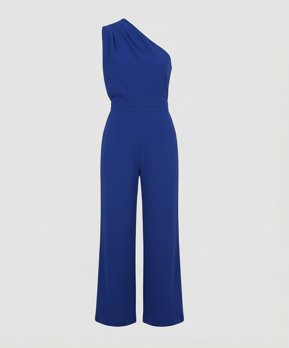 Damen Overall Rundhals Elegantes Design