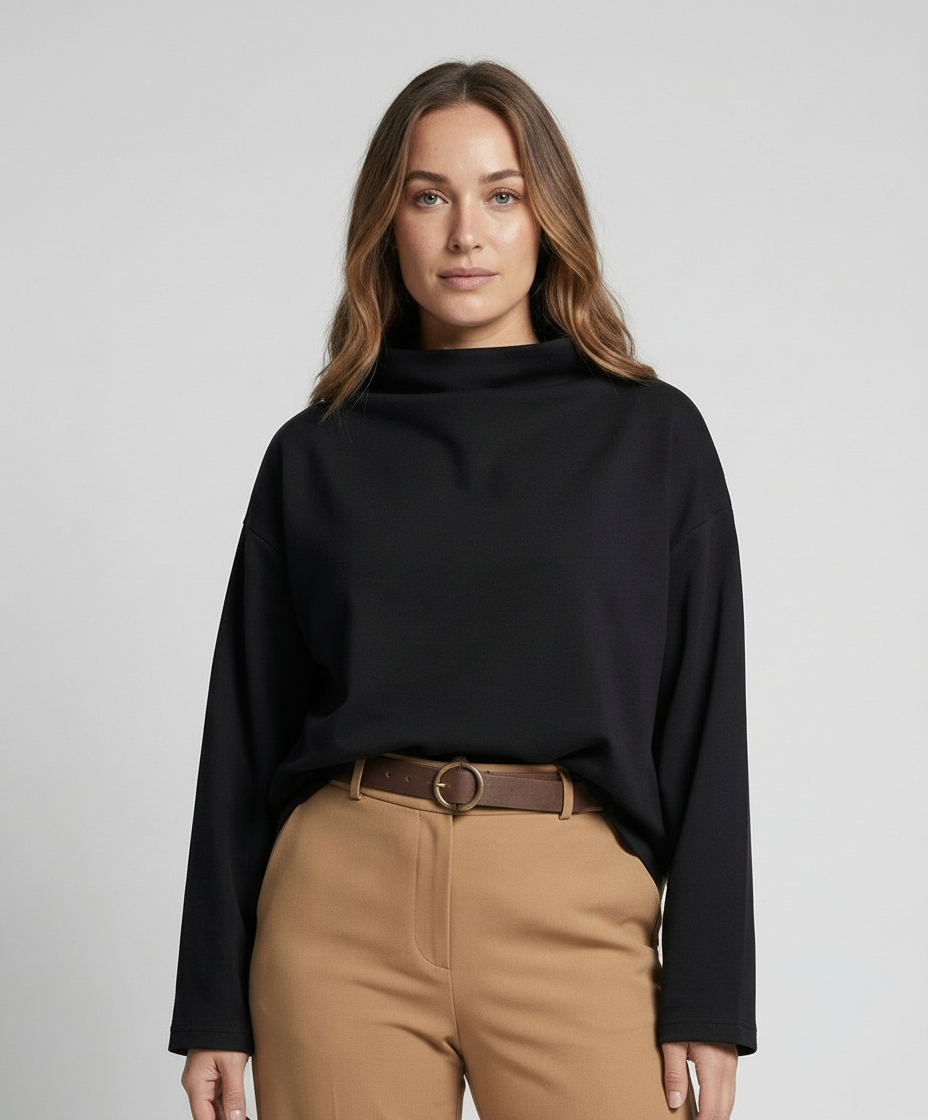 Damen Oversize Rollkragenpullover - Eveloria