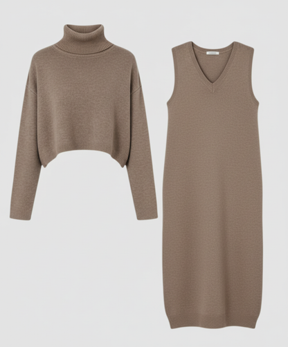 Elegantes Damen Midikleid Jersey