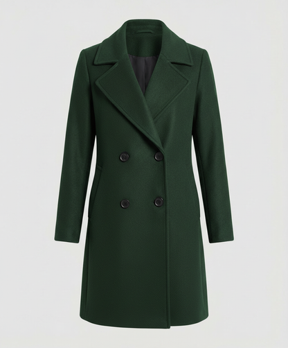 Damen Mantel Herbst Polyester Lang