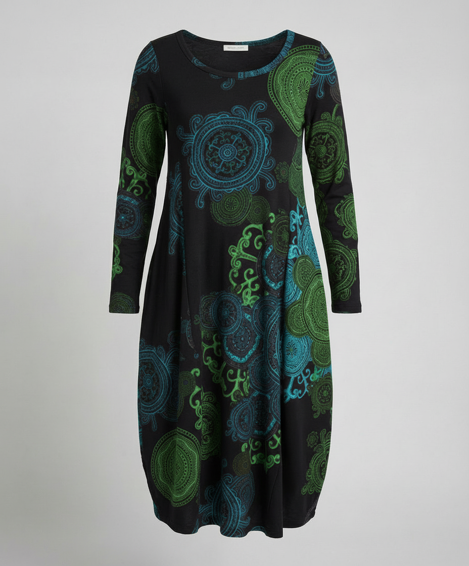 Damen Boho-Kleid Leicht Lässig