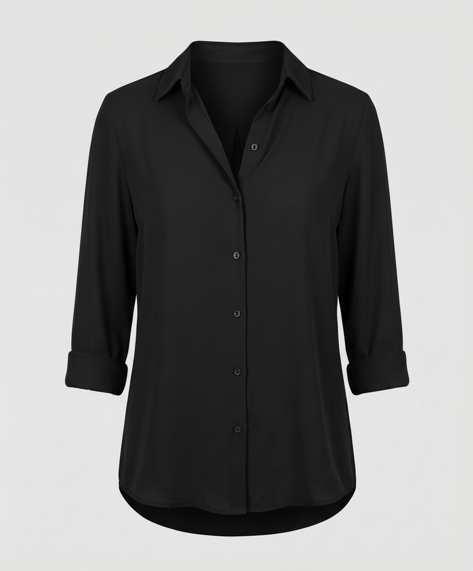 Damen Bluse Langarm Elegantes Design