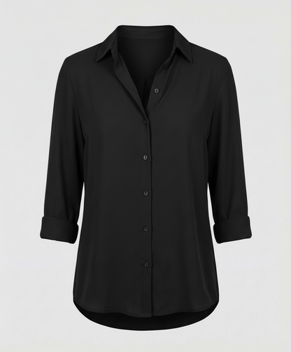Damen Bluse Langarm Elegantes Design