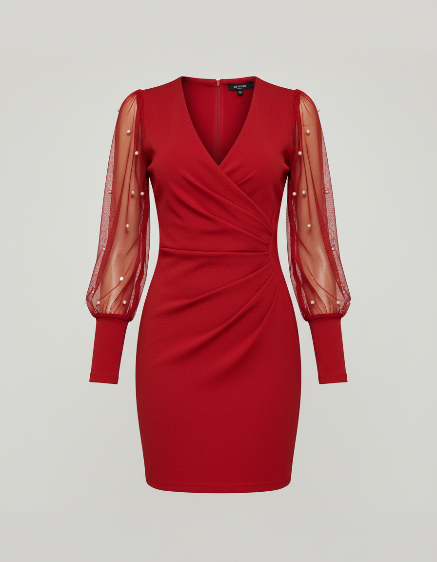 Damen Cocktailkleid Spitze Festlich