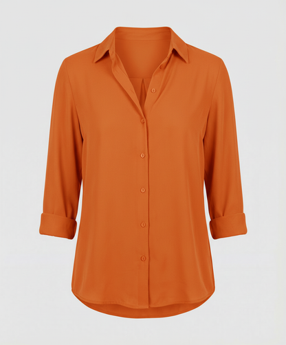 Damen Bluse Langarm Elegantes Design