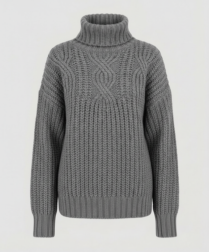 Damen Rollkragenpullover Bequem