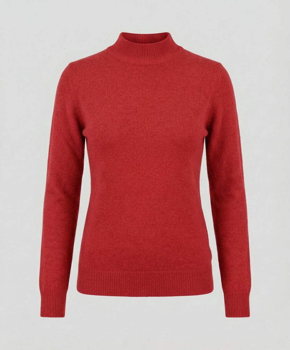 Damen Schurwolle Pullover Warm