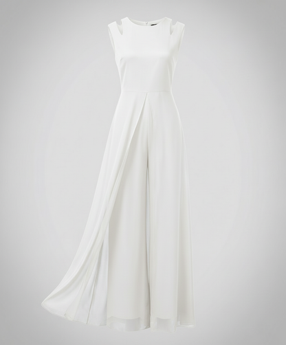 Damen Ärmelloser Jumpsuit