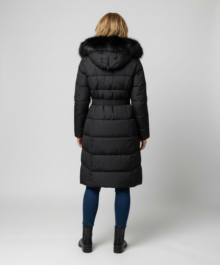 Damen Winterjacke Kapuze Wärme