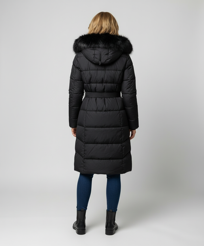 Damen Winterjacke Kapuze Wärme