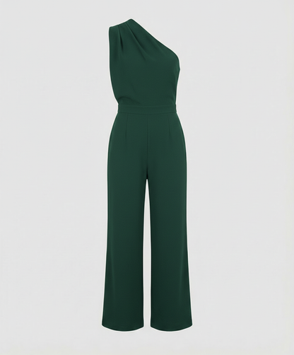 Damen Overall Rundhals Elegantes Design