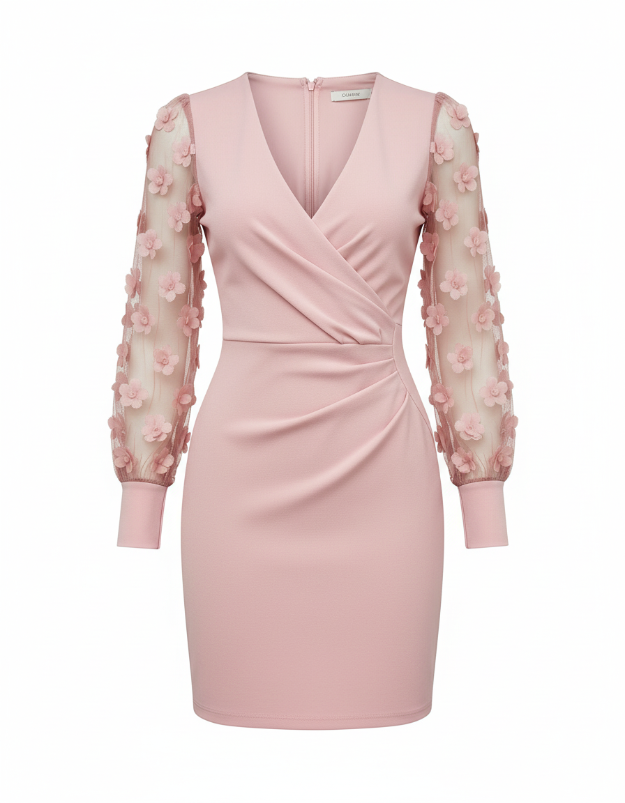Damen Cocktailkleid Spitze Festlich