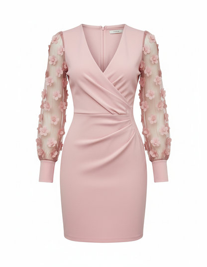 Damen Cocktailkleid Spitze Festlich