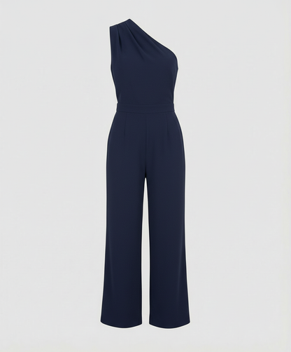 Damen Overall Rundhals Elegantes Design