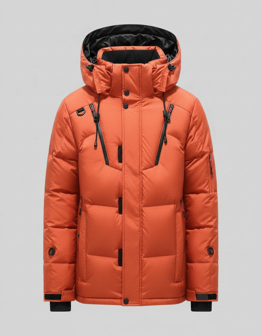 Herren Daunenjacke Elegantes Design Eveloria