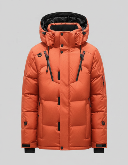 Herren Daunenjacke Elegantes Design Eveloria