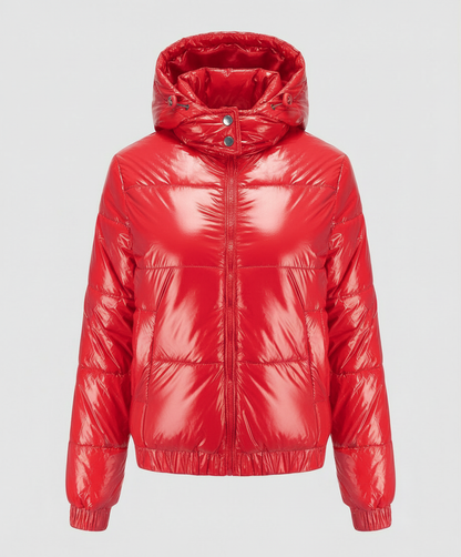 Damen Winterjacke Glänzend