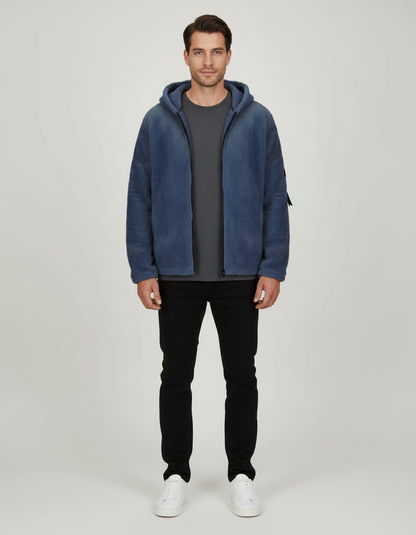 Schwere Winterjacke Fleece Damen Herren