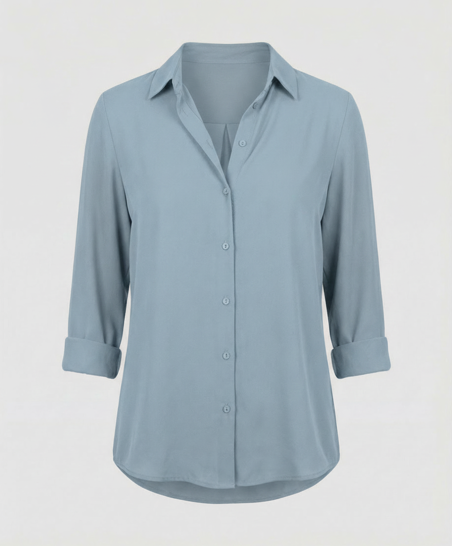 Damen Bluse Langarm Elegantes Design