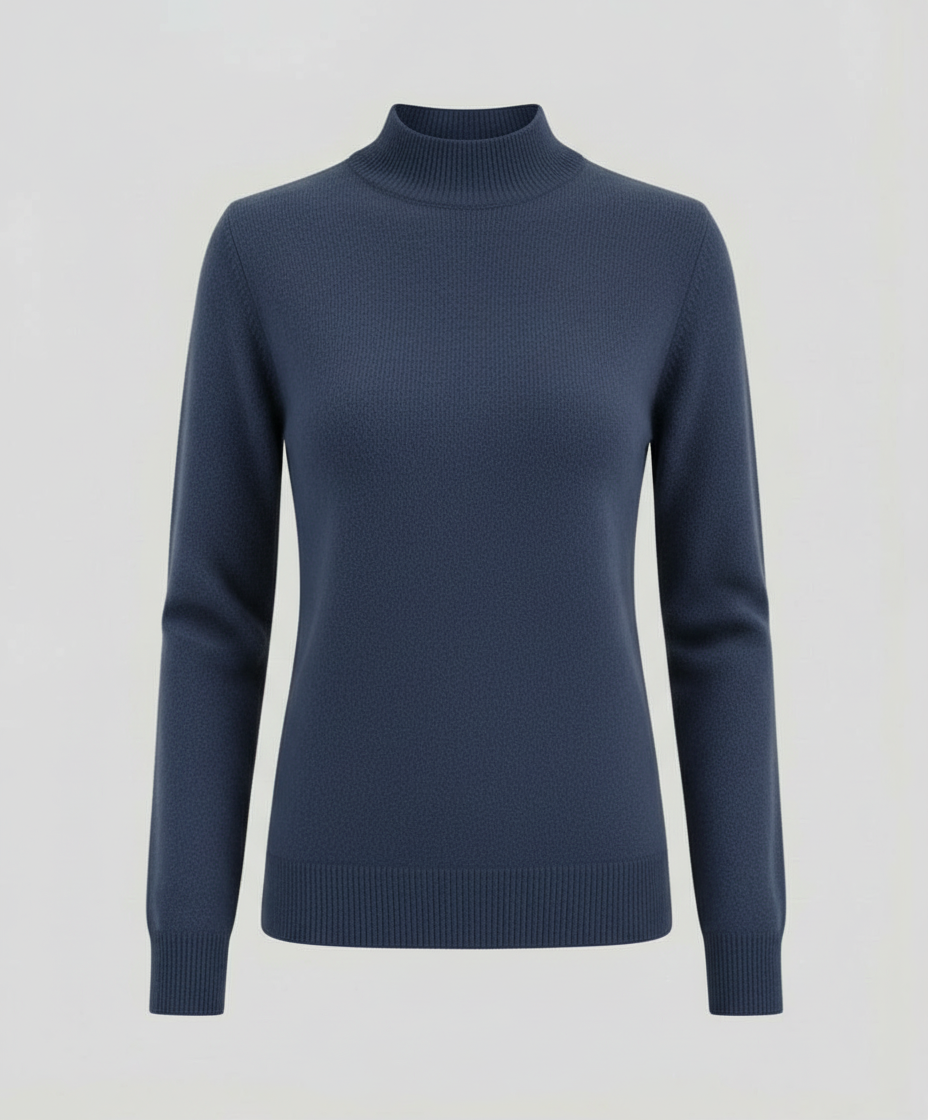 Damen Schurwolle Pullover Warm