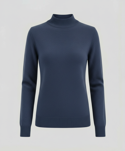 Damen Schurwolle Pullover Warm