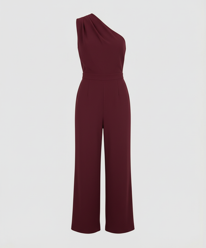 Damen Overall Rundhals Elegantes Design