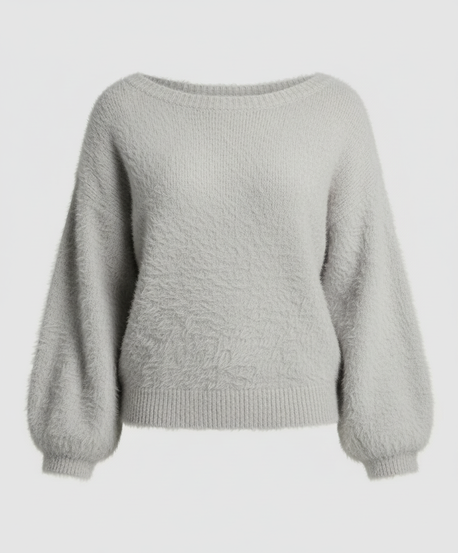 Damen Oversized Pullover Mohair Groß