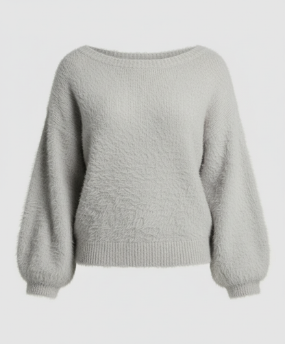 Damen Oversized Pullover Mohair Groß