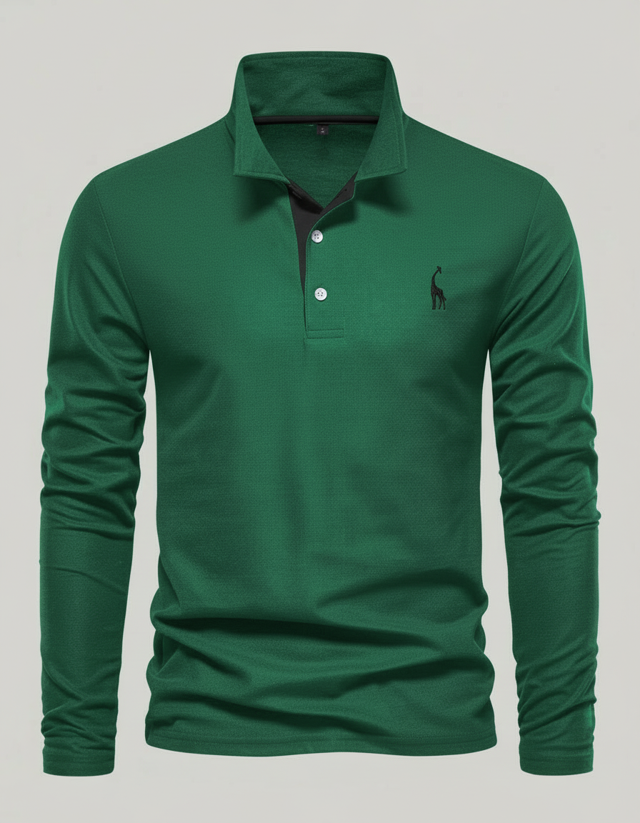 Herren Poloshirt Atmungsaktives Baumwoll Weiß
