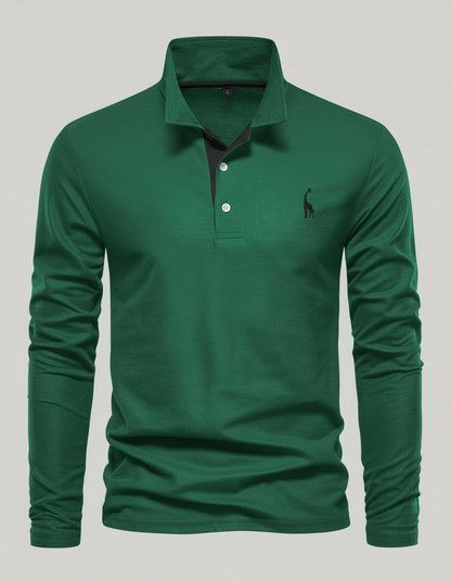 Herren Poloshirt Atmungsaktives Baumwoll Weiß