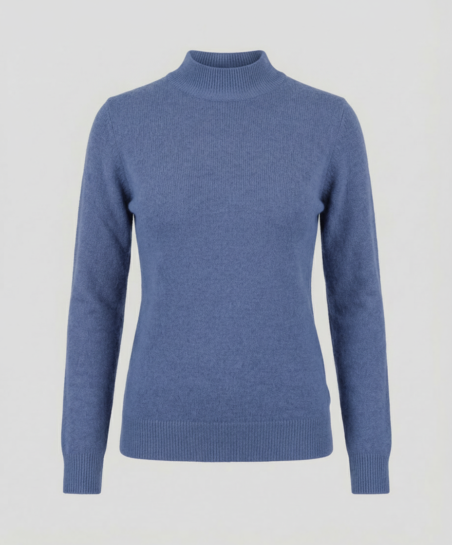 Damen Schurwolle Pullover Warm