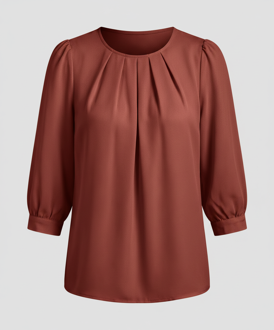 Damen Satin Bluse Elegantes Design