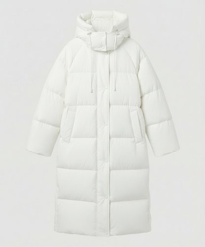 Damen Winterpufferjacke Lang