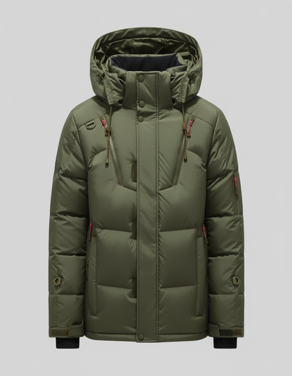 Herren Daunenjacke Elegantes Design Eveloria