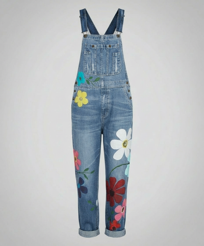 Damen Ärmelloser Denim-Overall