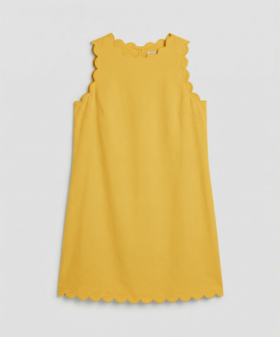 Damen Sommerkleid Leicht Baumwolle Pastellfarben