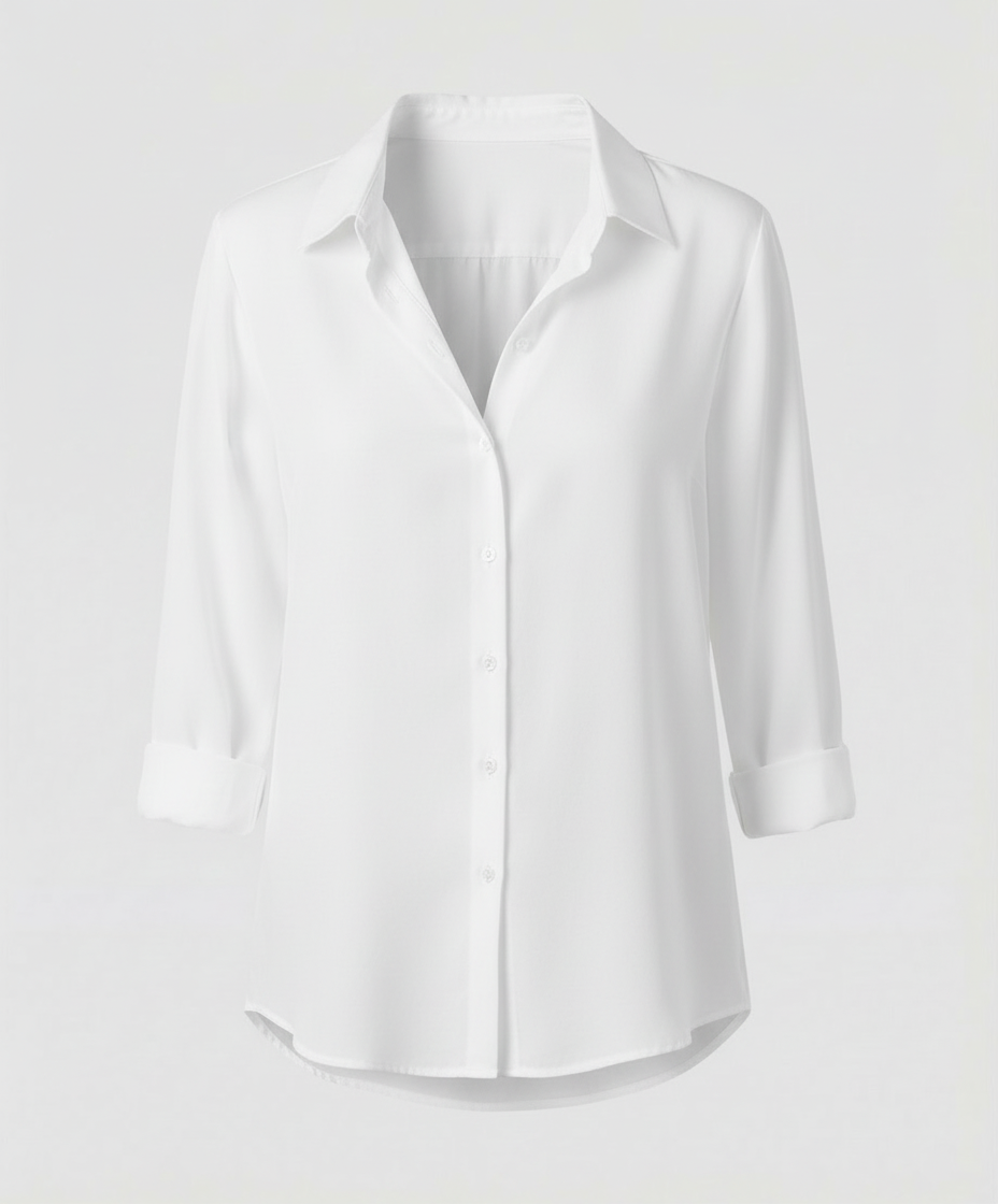 Damen Bluse Langarm Elegantes Design