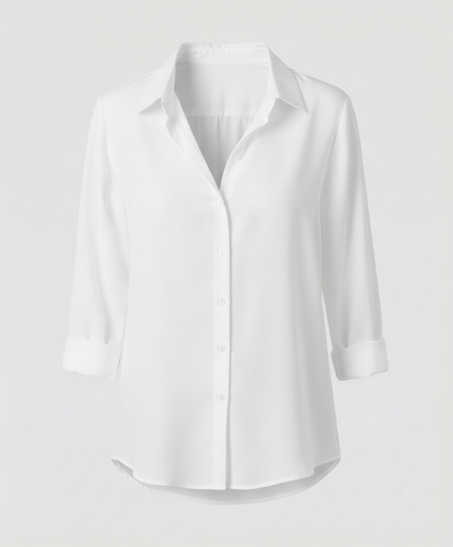 Damen Bluse Langarm Elegantes Design