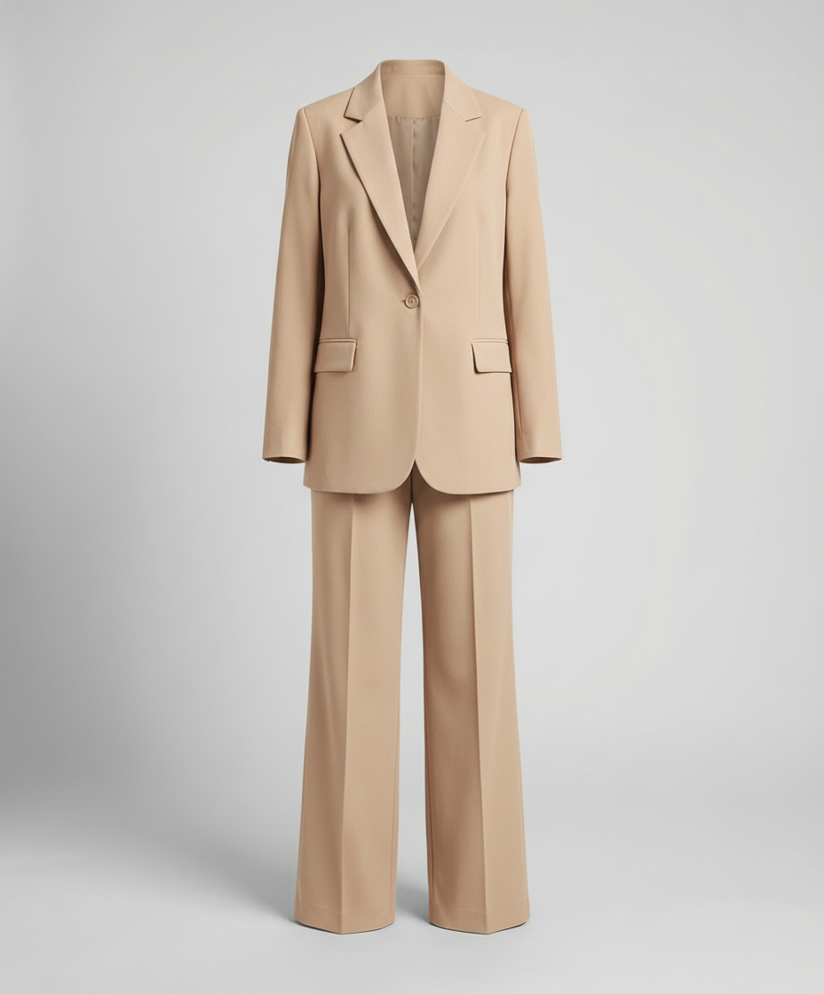 Damen Blazer Set Elegantes Design Bequem