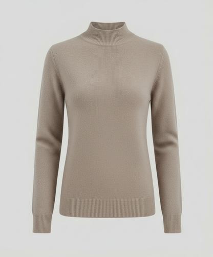 Damen Schurwolle Pullover Warm