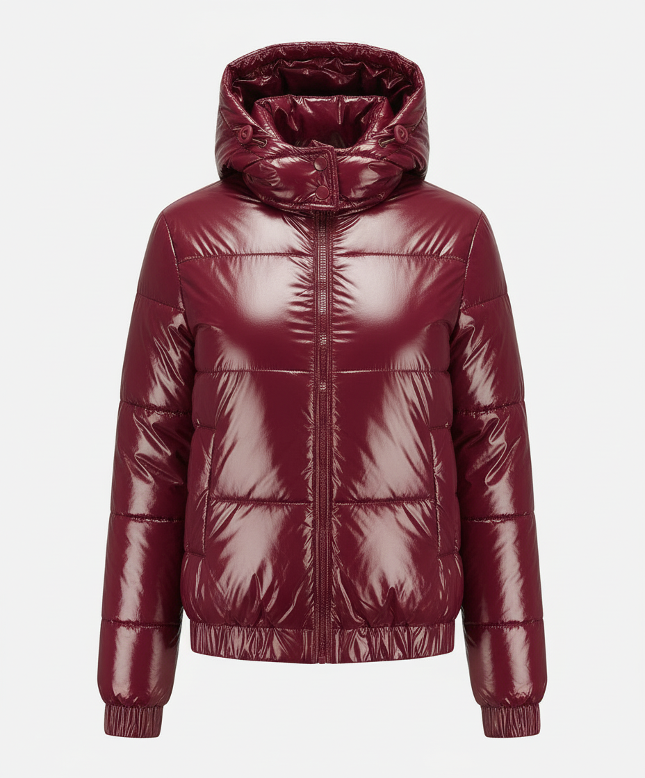 Damen Steppjacke Hochglanz