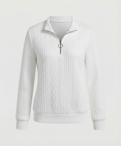 Damen Strickpullover Casual Baumwolle Beige