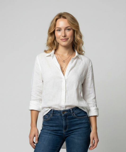 Damenbluse Elegant aus Seide für den Alltag - Eveloria
