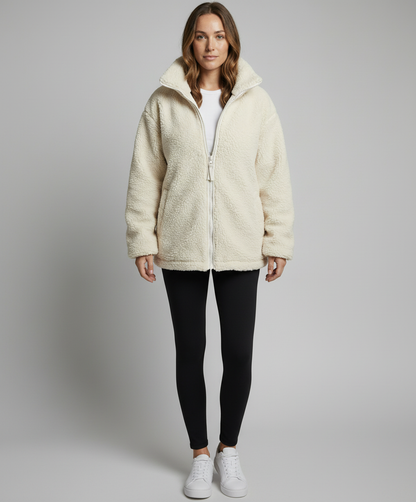 Herren Oversized Fleecejacke Warm wird zu: Herren Fleecejacke