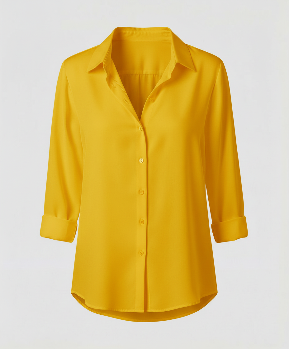 Damen Bluse Langarm Elegantes Design
