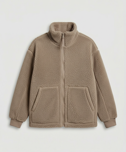 Herren Oversized Fleecejacke Warm wird zu: Herren Fleecejacke