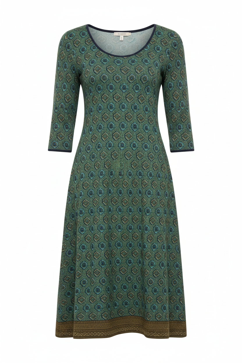 Eveloria Damen Midikleid Boho Stil