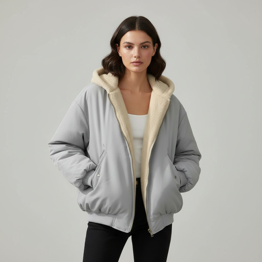 Damen Oversized Winterjacke Komfort - Eveloria