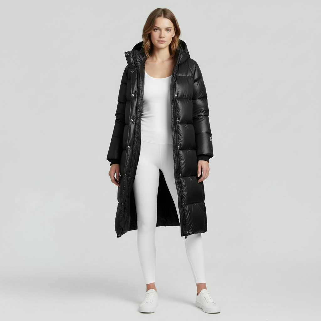 Warme Wasserdichte Winterjacke Daunen Komfort Damen